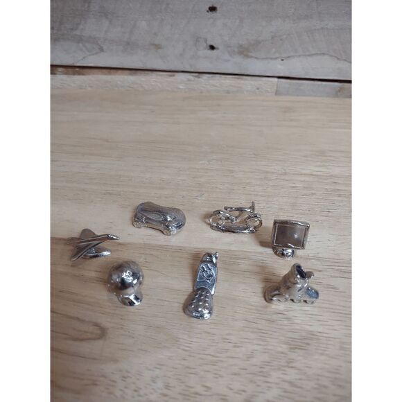 Monopoly Millennium Edition 2000 Original Parts - 7 Player Tokens - Picture 1 of 1